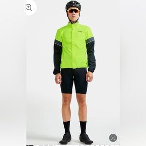 NWT Men’s Craft Core Endur Water Proof Hydro Cycling Jacket Size XXL Blue/Red